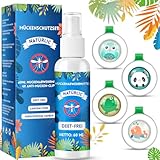 Mückenspray Mückenschutz Spray 60ml - Insektenschutz Mückenabwehr Outdoor & Indoor mit 4 Anti...