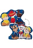 United Labels Paw Patrol Kissen – Paw Boy - Plüsch Dekokissen Kopfkissen 37 x 26 cm