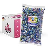 Ahoj-Brause Ahoj-Bonbons – Brause-Pulver Gefüllte Fruchtbonbons, Vegan, 2 kg Vorratspack | Mit...