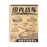 Professionelles Notizbuch für Anfänger, mit glatten Blättern, Mangas-Vorlage, Skizzenblock