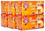 Teekanne Kaminabend, Rooibostee mit Orange-Zimt- und Marzipan-Aroma, 6er Pack (6 x 20 Teebeutel), 6...