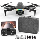 F417 Mini Drohne mit Kamera 1080P HD 90°Elektrisch Schwenkbare Linse RGB LED für Drohn Adult...