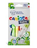 Textilmalstifte - CARIOCA Cromatex Stoffmalstifte - Textilstifte-Set, 6er-Pack im Karton-Etui