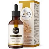 The Body Source Arganöl - 100% Reines Arganöl Bio Kaltgepresst Vegan - Naturkosmetik aus Marokko -...