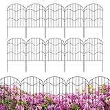 Gartenzaun Deko Garten 10X Temporäre Bereich Barriere Rasenschutz Outdoor Terrassengehege...