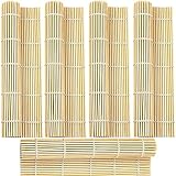 5 PCS Sushi Rollmatte Bambus, Sushi Matte Sushirolle, Umweltfreundliche Bambusmatte, DIY...