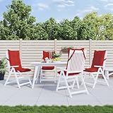 Tidyard Hochlehner-Auflagen 4 STK.Gartenbankauflagen Gartenkissen Sitzbank-Auflage Terrassenmöbel...