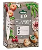 Dehner Bio Naturdünger mit Guano, hochwertiger Dünger für Gemüsepflanzen / Gartenpflanzen,...