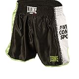LEONE 1947, Trainingsshorts Kick-Thai, Unisex-Erwachsene, Schwarz, M, AB760