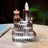 OJHFJMGH Rückstrom-Räuchergefäß, Keramik-Rückfluss-Räucherkegel-Brennerhalter,...