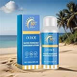 Sunscreen face spf 50, gesichtssonnenschutz, UV-Schutz-Sonnenschutz, Transparent Sonnenspray Für...