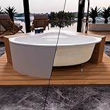ECOLAM Badewanne BALA 140x140 cm mit Isolierung + Acrylschürze | Thermobadewanne ecoThermoPro...