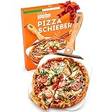 Pizza Mondo® Profi Pizzaschieber NEU - Pizzaheber für Pizzastein u.a. (faltbar) | Pizzaschaufel...