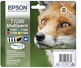 Epson Original Durabrite Ultra, Multipack T1285 Tintenpatrone. Sortierte Farben (Schwarz, Gelb,...
