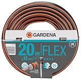 Gardena Comfort FLEX Schlauch 13 mm (1/2 Zoll), 20 m: Formstabiler, flexibler Gartenschlauch mit...