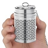 Reinmoson Edelstahl Teesieb für losen Tee – 5 x 7,1 cm Gewürzei Teeei Groß mit extra feinem...