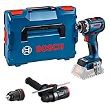 Bosch Professional 18V System Akku-Schrauber GSR 18V-90 FC (FlexiClick System, hartes Drehmoment von...