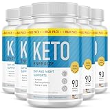 Keto Energize Kapseln - Maxi Pack | Für Männer und Frauen - 90 Kapseln pro Dose | 5x