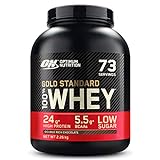 Optimum Nutrition ON Gold Standard Whey Protein Pulver, Eiweißpulver Muskelaufbau mit Glutamin und...