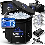 poolomio® Eisbad Premium Eistonne Ø 80cm für Zuhause und Outdoor | 350 L Eisfass Tonne für...