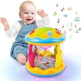 m zimoon Baby Spielzeug ab 6 Monate, Drehender Projektor Kinderspielzeug mit Licht & Musik, Kinder...