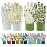 Ainiv Handschuhe für Garten, 2er Set Gartenhandschuhe, Antirutschbeschichtung Arbeitshandschuhe,...