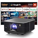 Yaber K3 Smart Beamer 【 Google TV & Sound by JBL】 Tageslicht Beamer mit WiFi 6 & Bluetooth,...