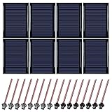 Mini Solarpanel 8 Stück 3V 0.3W 65X48mm Mikro-Solar-Panel-Zellen Sonnenkollektor für...