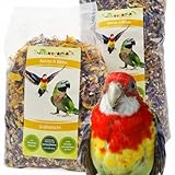 Mixerama Großsittiche Beeren & Blüten - natürliches Futter für Großsittiche Sittichfutter...
