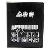 Gatuida Kompaktes Mahjong Tischspiel Tragbares Chinesisches Majong mit Langlebigen Robusten...