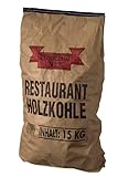 15kg Restaurant Holzkohle Quebracho Blanco Premium Kohle große Stücke Steakhouse Charcoal...