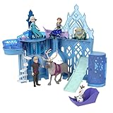 Mattel Disney Die Eiskönigin“ Spielzeug, Elsas Stapelschloss Puppenhaus-Spielset mit kleiner...