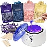 Waxing set Wachsmaschine Wachswärmer gerät, Wax Warmer mit Wachsperlen für Wachs Haarentfernung,...