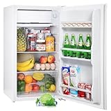 Upstreman 91L Kühlschrank mit Gefrierfach,Kleiner Kühlschrank mit Gemüsefach und Gefrierfach,...