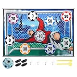 ARVALOLET Fußball-Spielset, 100 cm Spielmatte mit selbstklebenden Bällen, Geburtstage und...