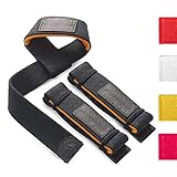 WARM BODY COLD MIND Lasso Lifting Straps mit 3mm/6mm Neoprene - Getestet bei 350kg - Zughilfen für...