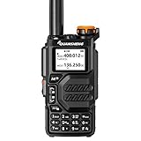 QUANSHENG UV-K6 Funkgerät 5W Walkie Talkie großer Reichweite Wiederaufladbare Handfunkgerät für...