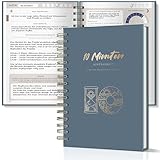 BIROYAL Personal Organizer,Sanduhr-Thema,Morandi-Blau