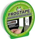 FrogTape Abklebeband – Malerkreppband mit Paint-Block Technologie – Kreppband für saubere...