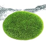 Mooskugeln für Aquarien, künstliche Mooskugel, dekorative grüne Steine, Beflockungssteine,...