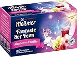 Meßmer Fantasie der Feen | Himbeere-Vanille | 18 Teebeutel | Vegan | Glutenfrei | Laktosefrei