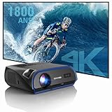 Smart Beamer 4K Heimkino Gaming, LED Android TV Projektor mit Apps WLAN Bluetooth HDMI, LCD Video 4K...