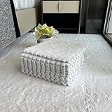 12 Stück Ineinandergreifende Plüsch-Schaumstoffmatte, Wohnzimmer-Schlafzimmer-Teppichfliesen,...