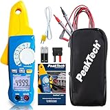 PeakTech 4350 – True RMS Stromzange 80A AC/DC, Digital Multimeter, Zangenmessgerät,...