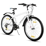 Hiland Mountainbike 26 Zoll für Jugendliche & Erwachsene, 18-Gang Fahrrad mit Doppel-V-Bremse, High...