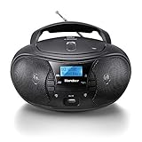 Karcher RR 5028D tragbares CD Radio (CD-Player, DAB+ Radio, Bluetooth, Batterie/Netzbetrieb, USB)...