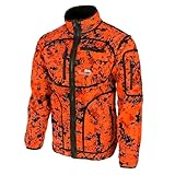 Full mundur Orange Blaze Camo Jagd Jacke Wendejacke für Herren Windstop Wasserdicht