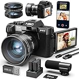 NBD 5K-Digitalkamera für Fotografie und Vlogging, 48 MP/60 fps Kamera mit WLAN und App-Steuerung,...