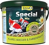 Tetra Pond Special Mix – Fischfutter Mischung für alle Teichfische bestehend aus DREI...