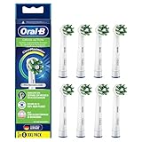 Oral-B CrossAction Aufsteckbürsten für elektrische Zahnbürste, 8 Stück, ganzheitliche...